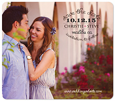 "Soft 'n Sweet" Save the Date Card
